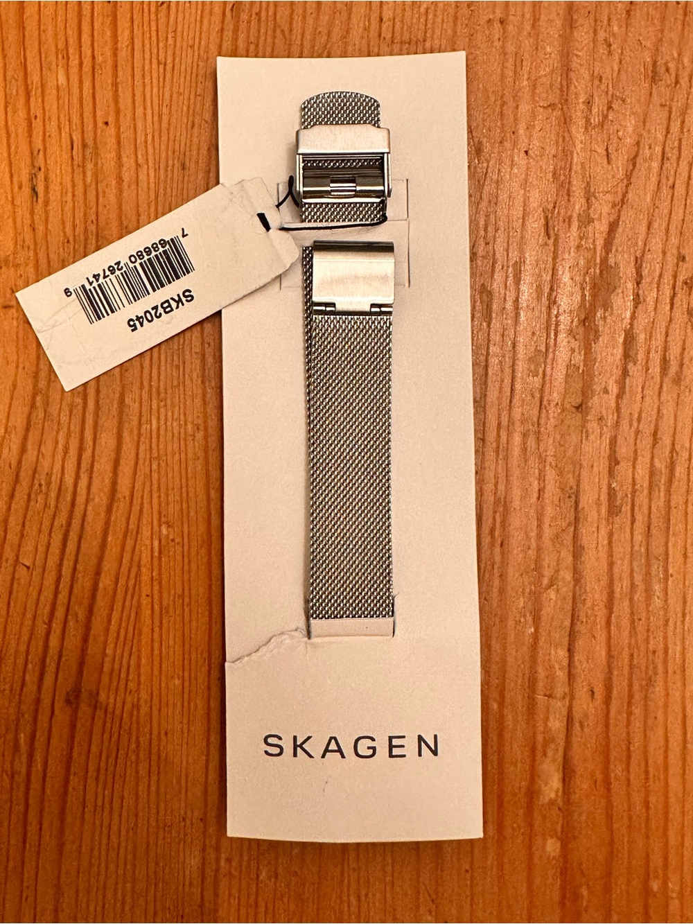 Skagen Silver Mesh Milanese Watch Band